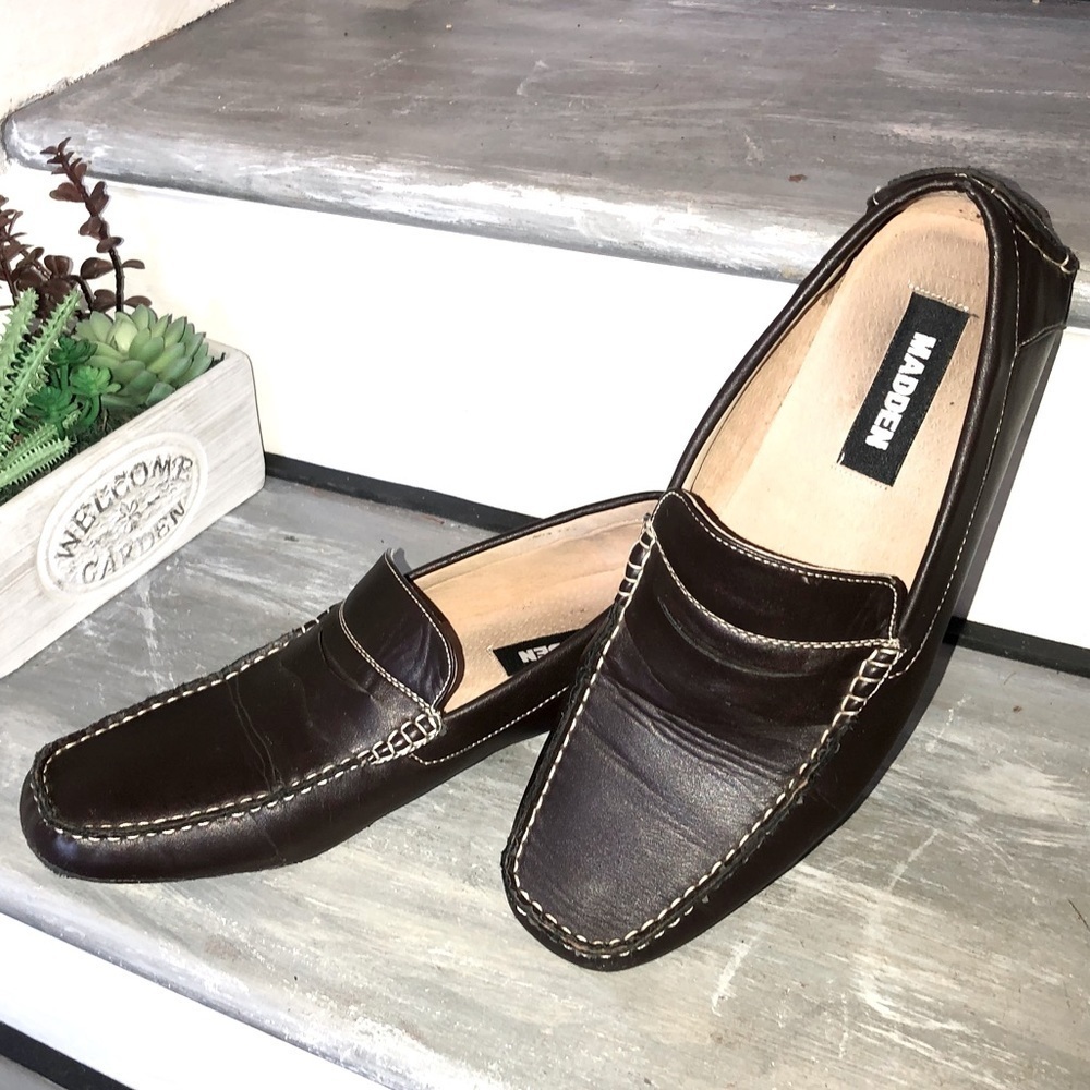 Steve Madden M-juicee Loafer Driver Slip On Dark Brown
9.5